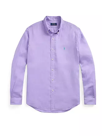 POLO RALPH LAUREN | Chemise en lin coupe personnalisée | lila